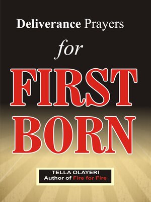 cover image of Deliverance Prayers for First Born